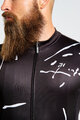 HOLOKOLO Tricou de cilism pentru iarnă cu mânecă lungă - PASSION WINTER - negru/alb