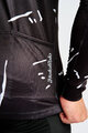 HOLOKOLO Tricou de cilism pentru iarnă cu mânecă lungă - PASSION WINTER - negru/alb
