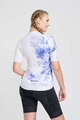 RIVANELLE BY HOLOKOLO Tricou de ciclism cu mânecă scurtă - FLOWERY LADY - alb/mov/albastru