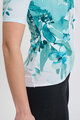 RIVANELLE BY HOLOKOLO Tricou de ciclism cu mânecă scurtă - FLOWERY LADY - alb/verde