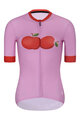 RIVANELLE BY HOLOKOLO Tricou de ciclism cu mânecă scurtă - FRUIT LADY - roz/roșu