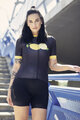 RIVANELLE BY HOLOKOLO Tricou de ciclism cu mânecă scurtă - FRUIT LADY - galben/negru