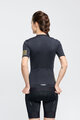 RIVANELLE BY HOLOKOLO Tricou de ciclism cu mânecă scurtă - VICTORIOUS GOLD LADY - negru