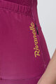 RIVANELLE BY HOLOKOLO Tricou de ciclism cu mânecă scurtă - VICTORIOUS GOLD LADY - bordo