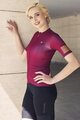 RIVANELLE BY HOLOKOLO Tricou de ciclism cu mânecă scurtă - VICTORIOUS GOLD LADY - bordo