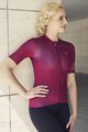 RIVANELLE BY HOLOKOLO Tricou de ciclism cu mânecă scurtă - VICTORIOUS GOLD LADY - bordo