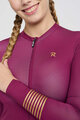 RIVANELLE BY HOLOKOLO Tricou de ciclism cu mânecă lungă de vară - VICTORIOUS GOLD ELITE LADY - bordo