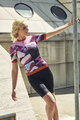 RIVANELLE BY HOLOKOLO Tricou de ciclism cu mânecă scurtă - SUNSET ELITE LADY LIMITED EDITION - roz/multicolor