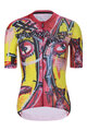 RIVANELLE BY HOLOKOLO Tricou de ciclism cu mânecă scurtă - FURIOSO - roșu/galben
