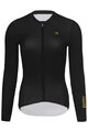 RIVANELLE BY HOLOKOLO Tricou de ciclism cu mânecă lungă de vară - VICTORIOUS GOLD ELITE LADY - negru