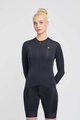 RIVANELLE BY HOLOKOLO Tricou de ciclism cu mânecă lungă de vară - VICTORIOUS GOLD ELITE LADY - negru