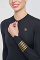 RIVANELLE BY HOLOKOLO Tricou de ciclism cu mânecă lungă de vară - VICTORIOUS GOLD ELITE LADY - negru