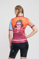 RIVANELLE BY HOLOKOLO Tricou de ciclism cu mânecă scurtă - LESS TALK - roșu/multicolor