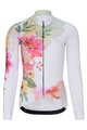 RIVANELLE BY HOLOKOLO Tricou de cilism pentru iarnă cu mânecă lungă - FLOWERY WINTER - galben/multicolor