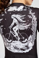 RIVANELLE BY HOLOKOLO Tricou de ciclism cu mânecă scurtă - MOONLIGHT - negru/alb