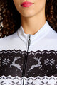 RIVANELLE Tricou de cilism pentru iarnă cu mânecă lungă - FROSTTRAIL WINTER - negru/alb