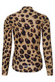 RIVANELLE BY HOLOKOLO Tricou de cilism pentru iarnă cu mânecă lungă - WILDCAT II WINTER - maro/negru