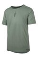 IXS Tricou de ciclism cu mânecă scurtă - FLOW MERINO - verde