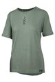 IXS Tricou de ciclism cu mânecă scurtă - FLOW MERINO SS - verde