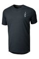 IXS Tricou de ciclism cu mânecă scurtă - FLOW 1.0 TECH TEE - negru