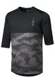 IXS tricou cu maneci 3/4 - CARVE 1.0 - negru/gri