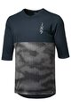 IXS tricou cu maneci 3/4 - CARVE 1.0 - albastru/gri