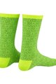 SUPACAZ Șosete clasice de ciclism - ASANOHA - verde/galben