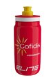 ELITE Sticlă de apă pentru ciclism - FLY COFIDIS - roșu