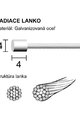 LONGUS cablu de transmisie - SHIFT - argintiu