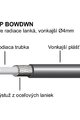 LONGUS bowden - SP OEM - negru