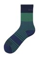 SHIMANO Șosete clasice de ciclism - ORIGINAL TALL - verde/albastru