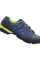 SHIMANO Pantofi de ciclism - SH-MT502 - galben/albastru
