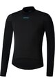 SHIMANO Tricou de ciclism cu mânecă lungă - BEAUFORT LONG  - negru