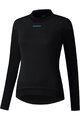 SHIMANO Tricou de ciclism cu mânecă lungă - BEAUFORT LONG - negru