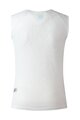 SHIMANO Tricou de ciclism fără mâneci - VERTEX MESH SL - alb