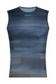 SHIMANO Tricou de ciclism fără mâneci - VERTEX PRIMA SL PRINTED - albastru