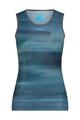 SHIMANO Tricou de ciclism fără mâneci - VERTEX SL - albastru