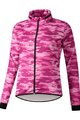 SHIMANO Jachetă termoizolantă de ciclism - FURANO WARM - roz