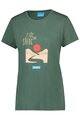 SHIMANO Tricou de ciclism cu mânecă scurtă - GRAPHIC TEE - verde