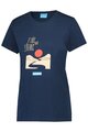 SHIMANO Tricou de ciclism cu mânecă scurtă - GRAPHIC TEE - albastru