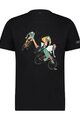 SHIMANO Tricou de ciclism cu mânecă scurtă - SENTIERO LTD - negru