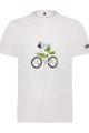 SHIMANO Tricou de ciclism cu mânecă scurtă - SENTIERO LTD - alb