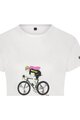 SHIMANO Tricou de ciclism cu mânecă scurtă - SENTIERO LTD - alb