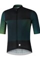 SHIMANO Tricou de ciclism cu mânecă scurtă - BREAKAWAY - verde/negru