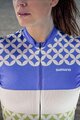 SHIMANO Tricou de ciclism cu mânecă scurtă - MIZUKI - alb/albastru