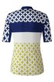 SHIMANO Tricou de ciclism cu mânecă scurtă - MIZUKI - alb/albastru