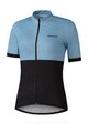 SHIMANO Tricou de ciclism cu mânecă scurtă - ELEMENT - albastru deschis/negru