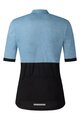 SHIMANO Tricou de ciclism cu mânecă scurtă - ELEMENT - albastru deschis/negru