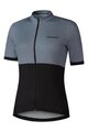 SHIMANO Tricou de ciclism cu mânecă scurtă - ELEMENT - gri/negru