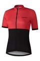 SHIMANO Tricou de ciclism cu mânecă scurtă - ELEMENT - roșu/negru